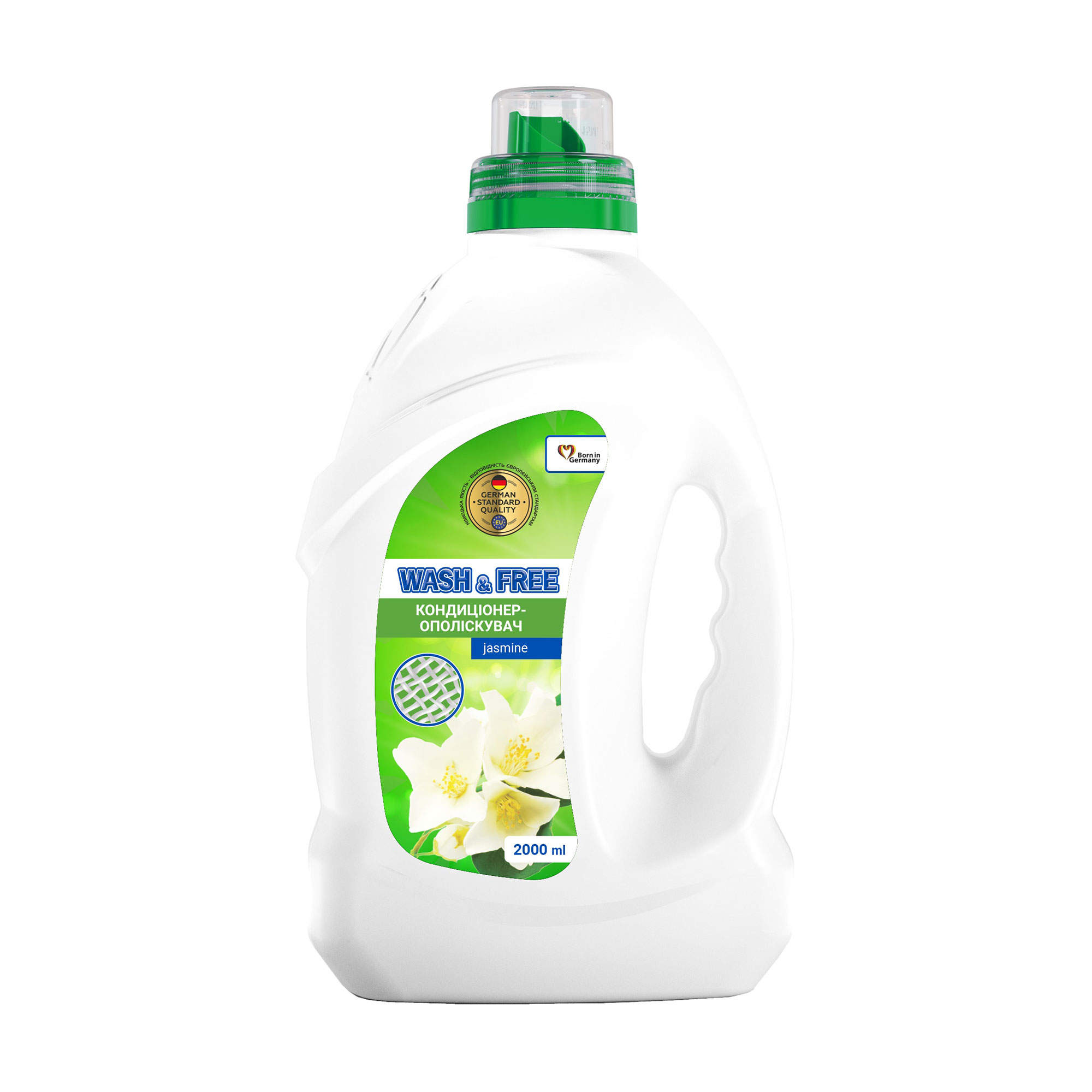 Концентрований пом'якшувач для тканин Wash &amp; Free Жасмин, 2 л